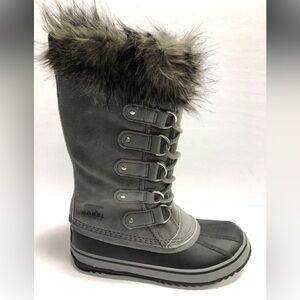 Sorel Women’s Joan Of Arctic, Gray Waterproof Winter Boots, Size 7.5M